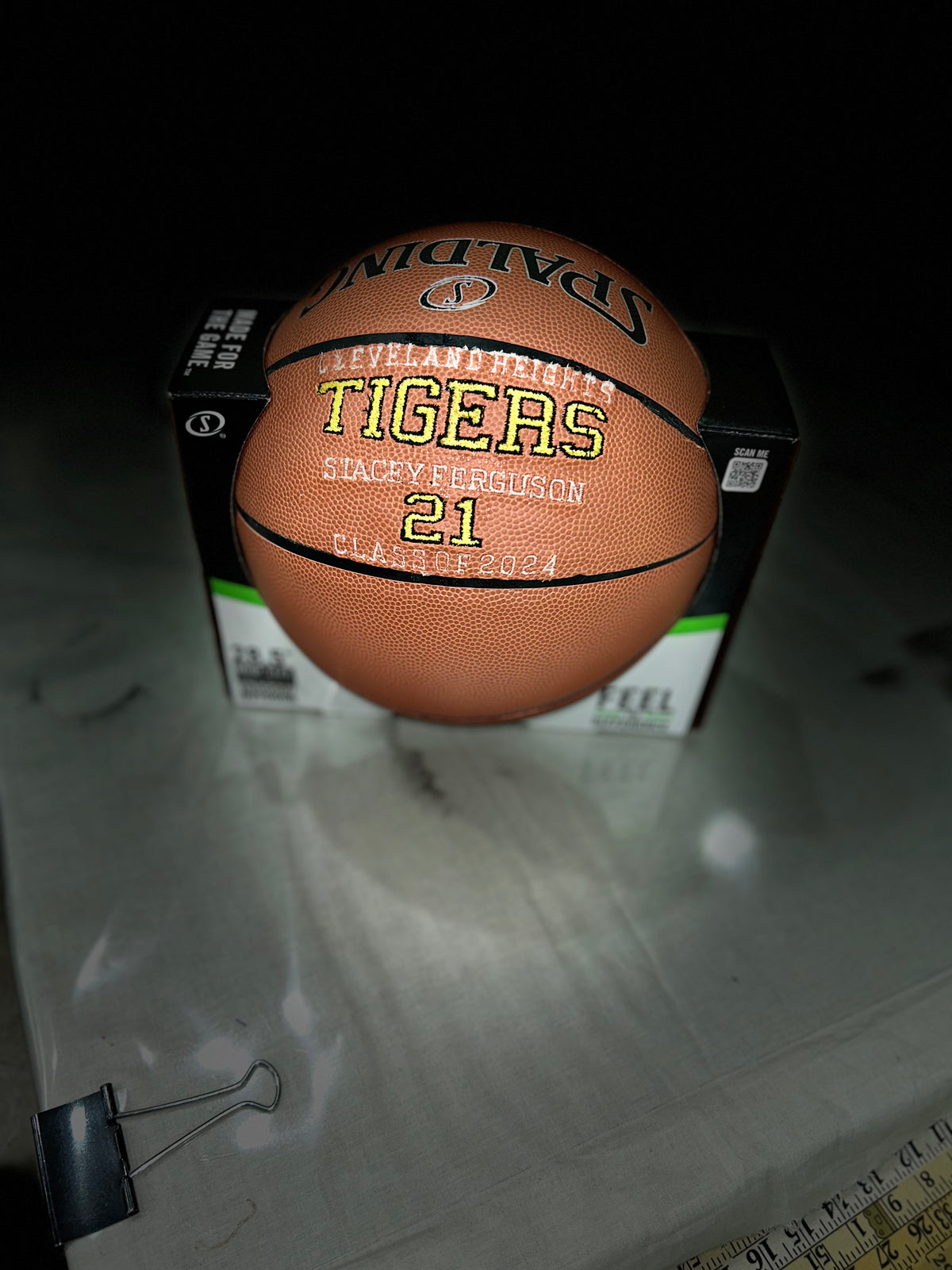 Custom Embroidered Basketball