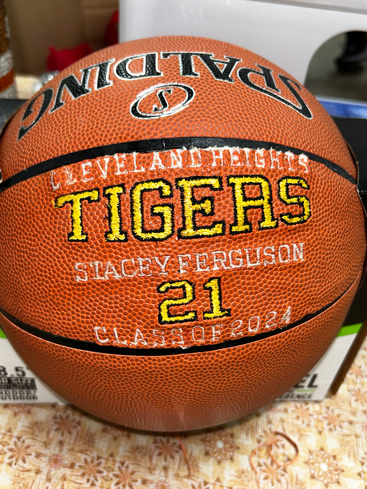 Custom Embroidered Basketball