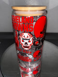 Cleve Football Glass Tumbler