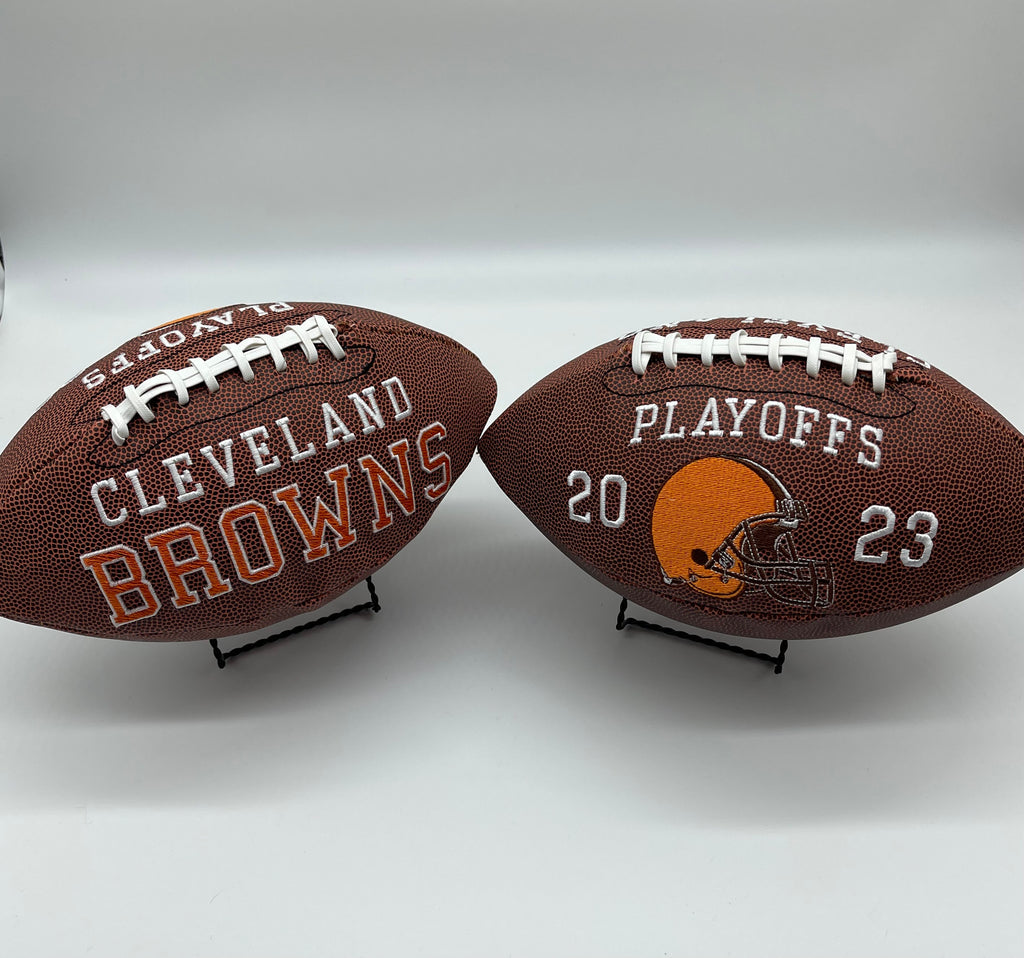 Custom Embroidered Football