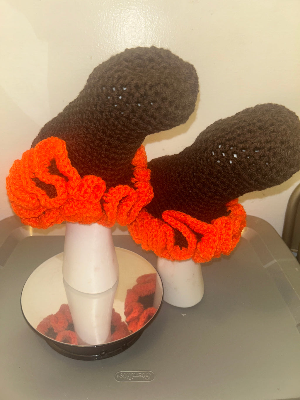 Crochet Ruffle Socks