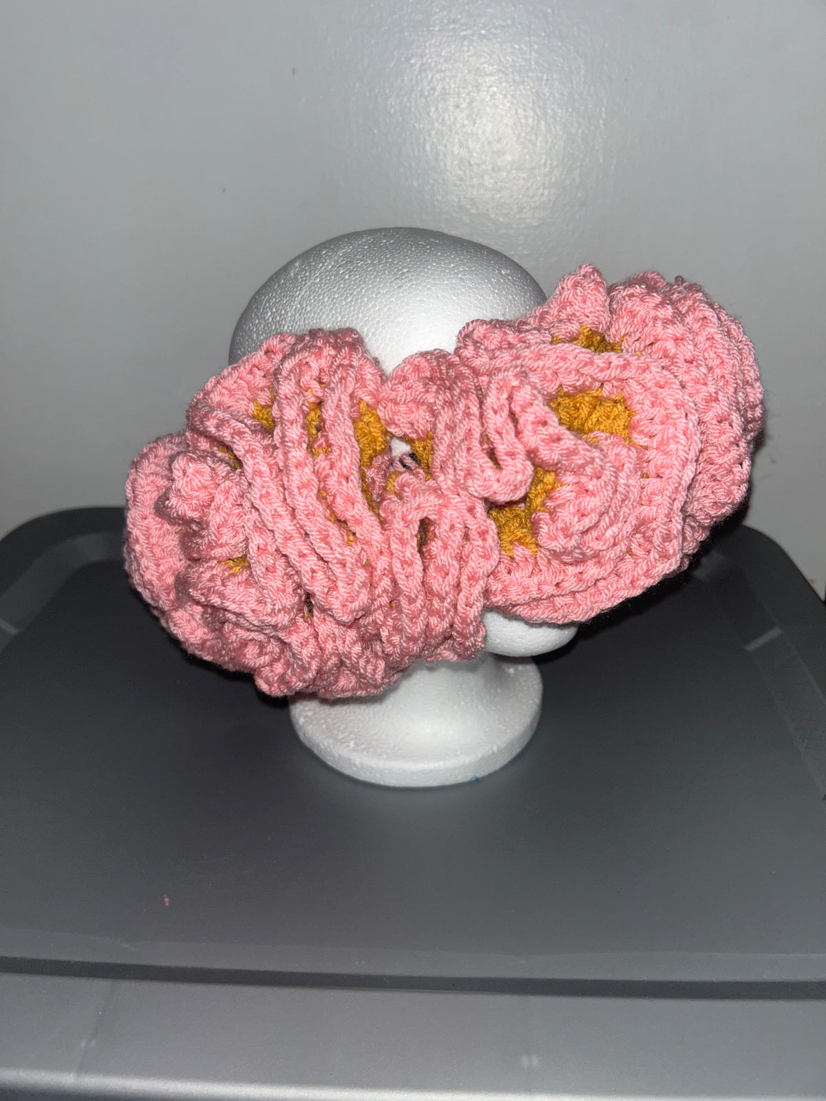 Crochet Ruffle Headband