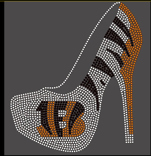 Bengals Heel Rhinestone Tee