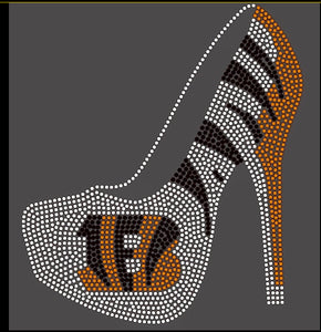 Bengals Heel Rhinestone Tee