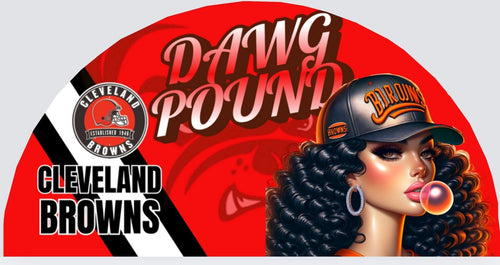 Dawg Pound Orange Clack Fan