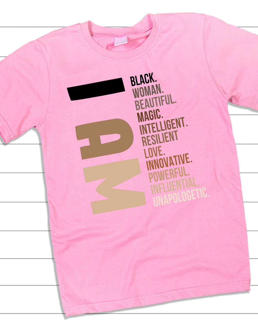 I AM black Woman tee