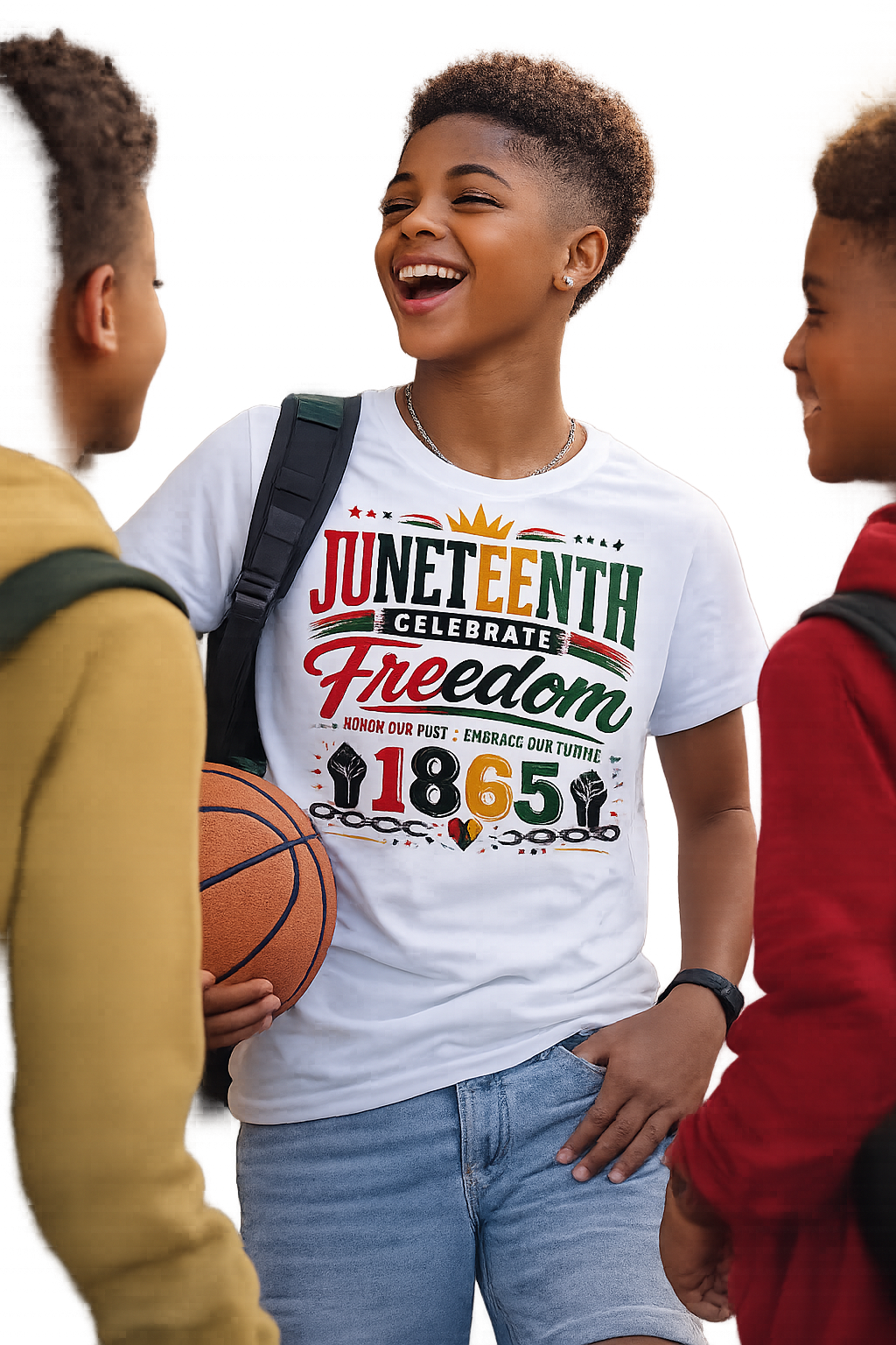 Juneteenth Freedom 1865  T-Shirt | Celebrate Freedom Black History Tee