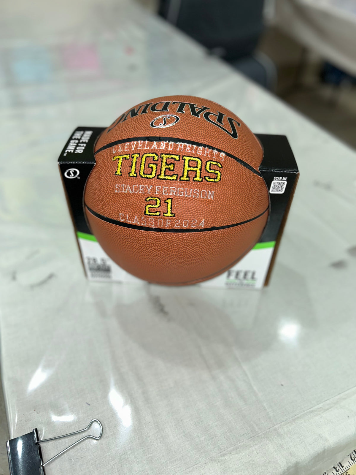 Custom Embroidered Basketball