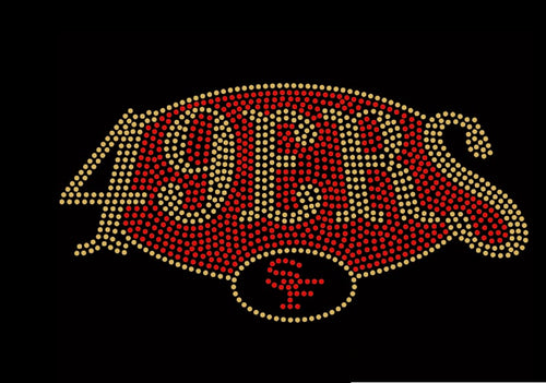 49ers Rhinestone Tee
