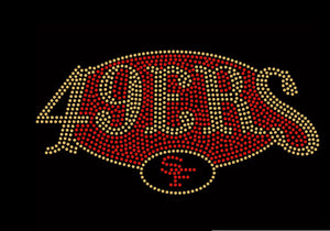 49ers Rhinestone Tee