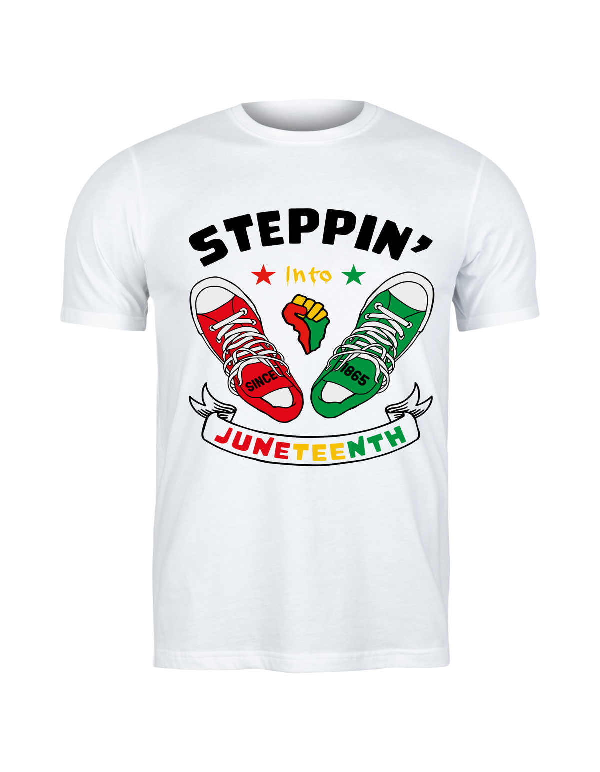 Stepp’n into Juneteenth (White)