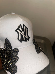 White & Black custom NY trucker