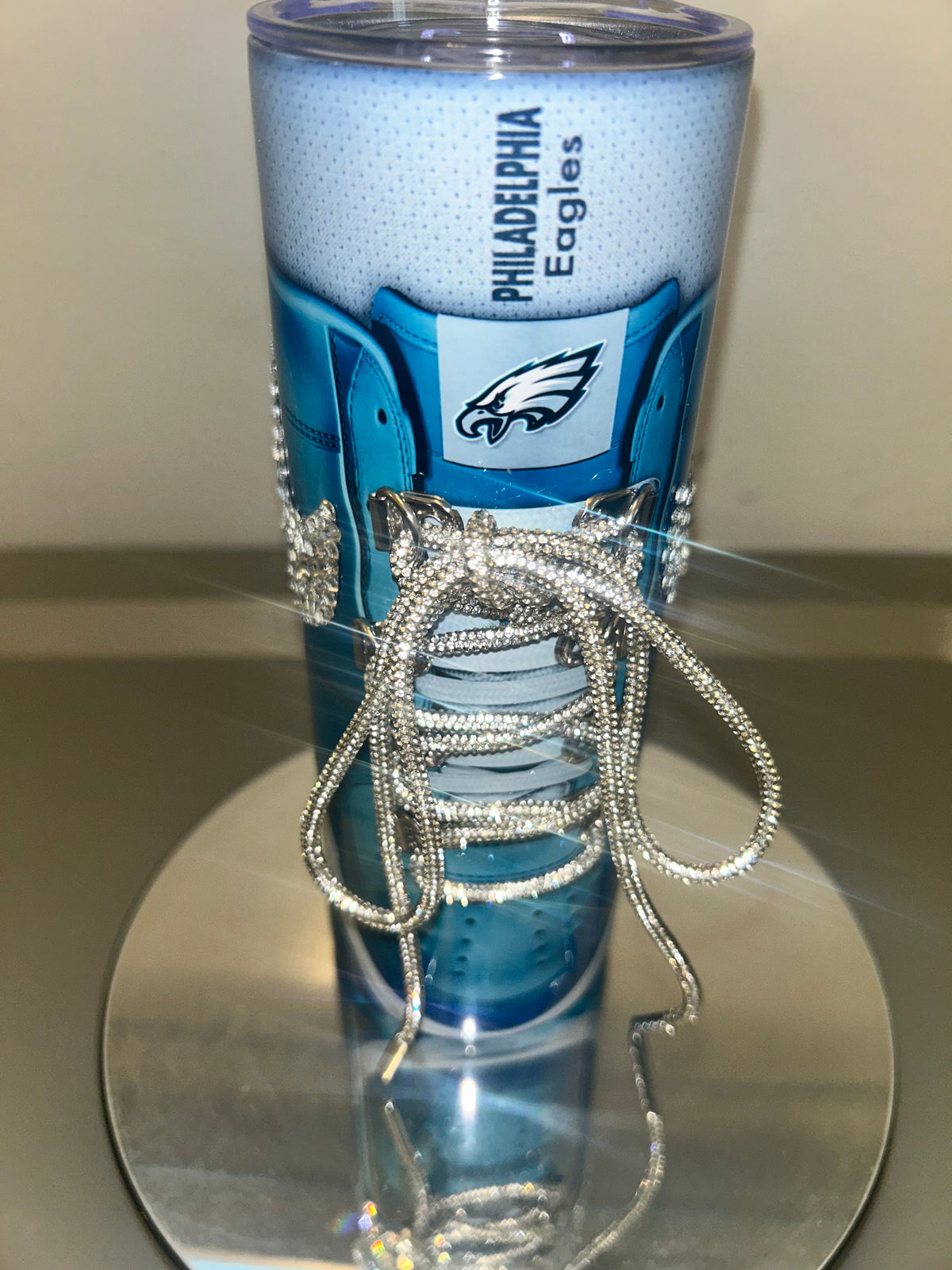 Bling String Football Tumbler