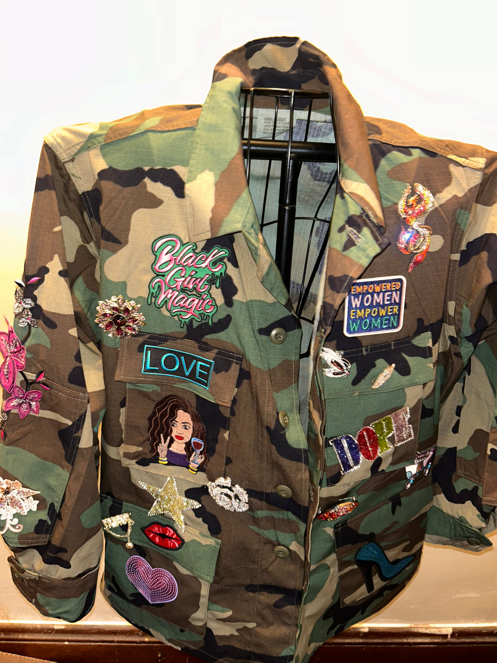 Cyber Week Deal Wings Custom Camo jacket