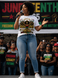 Rooted & Free Juneteenth 1865 T-Shirt | Black Heritage, Freedom & Legacy Teem