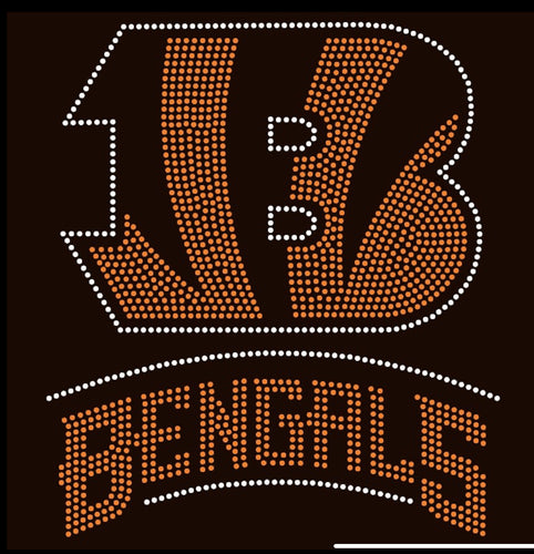 Bengals “B” Rhinestone Tee