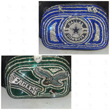 Custom Bling Football Team Croc Fanny Pack | Rhinestone Sports Crossbody Bag | Custom Team Designs