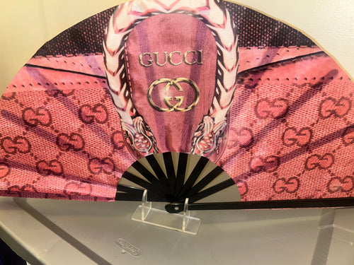 Pink GG Clack Fan