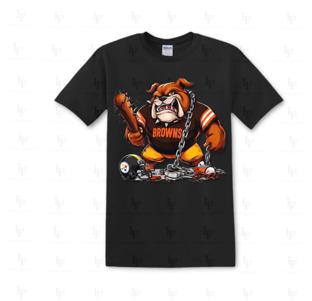 Big Dawg Browns Steelers tee