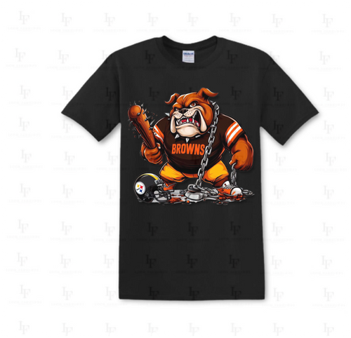Big Dawg Browns Steelers tee