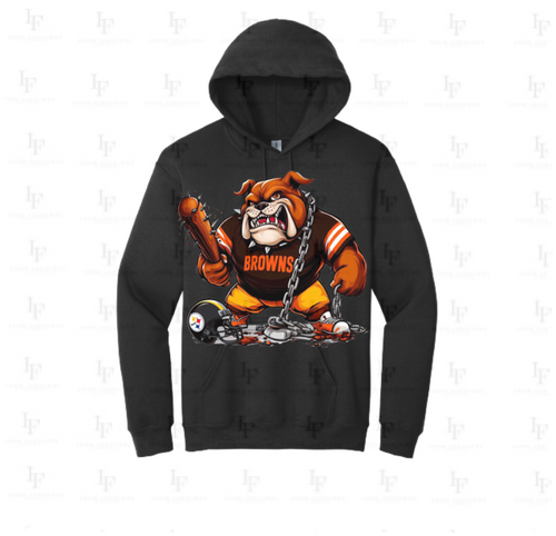 Big Dawg Browns / Steelers Hoodie