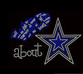 Wild About Cowboys Rhinestone Tee