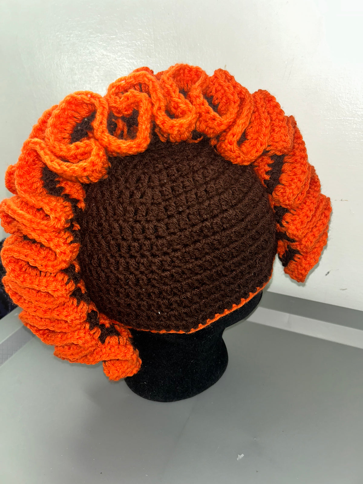 Crochet Ruffle Mohawk