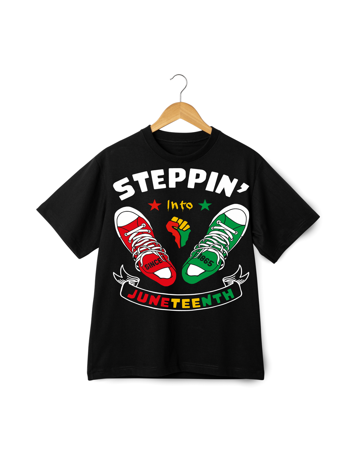 Stepp’n into Juneteenth (black)