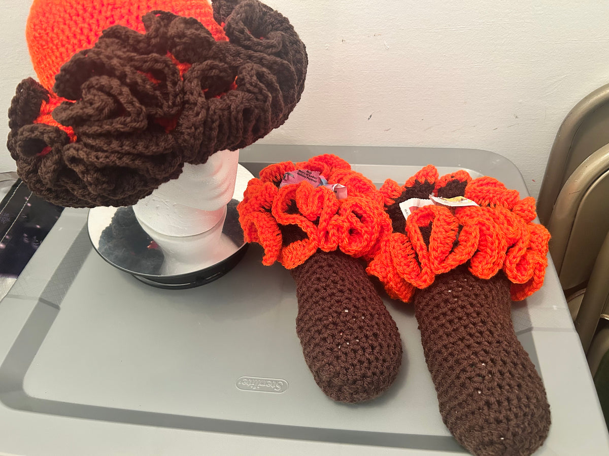 Crochet Ruffle Socks