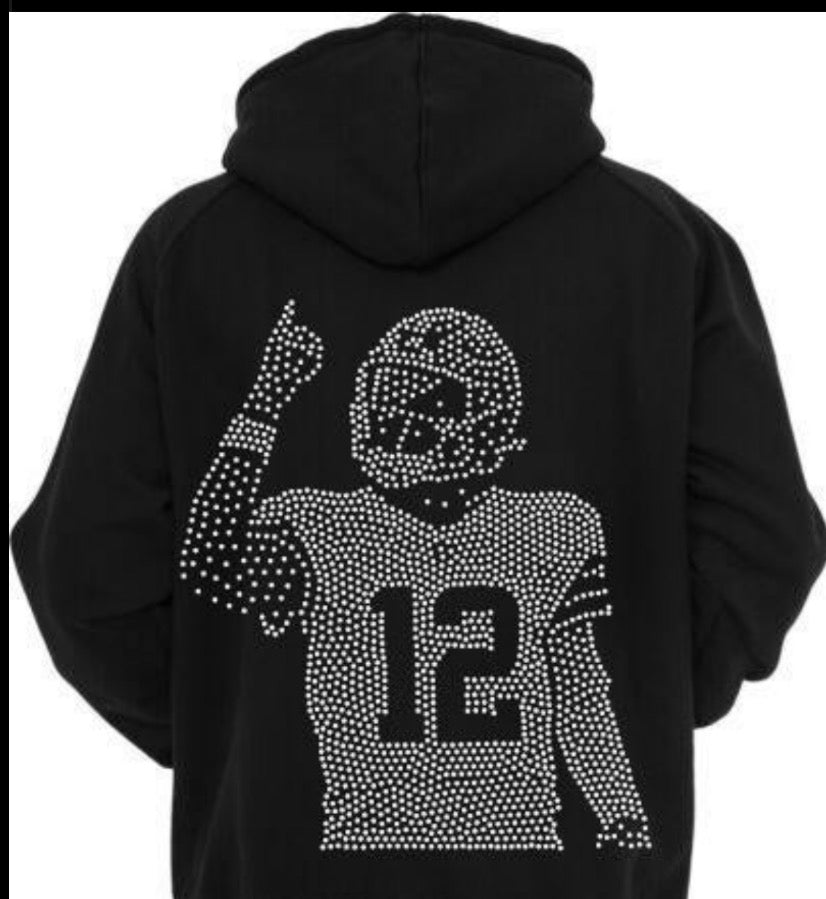 Shedeur Sanders Rhinestone Hoodie
