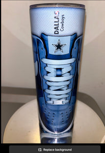 Football tennis shoe tumbler