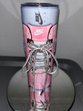 Tennis shoe bling string tumbler