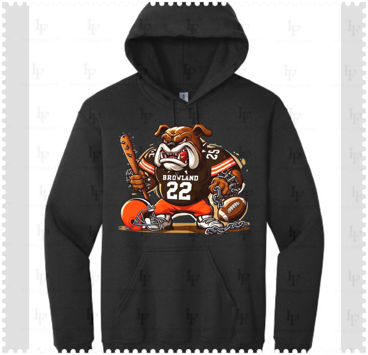 Big Dawg Browns Hoodie