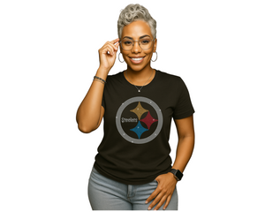 Pittsburgh Logo Bling Tee