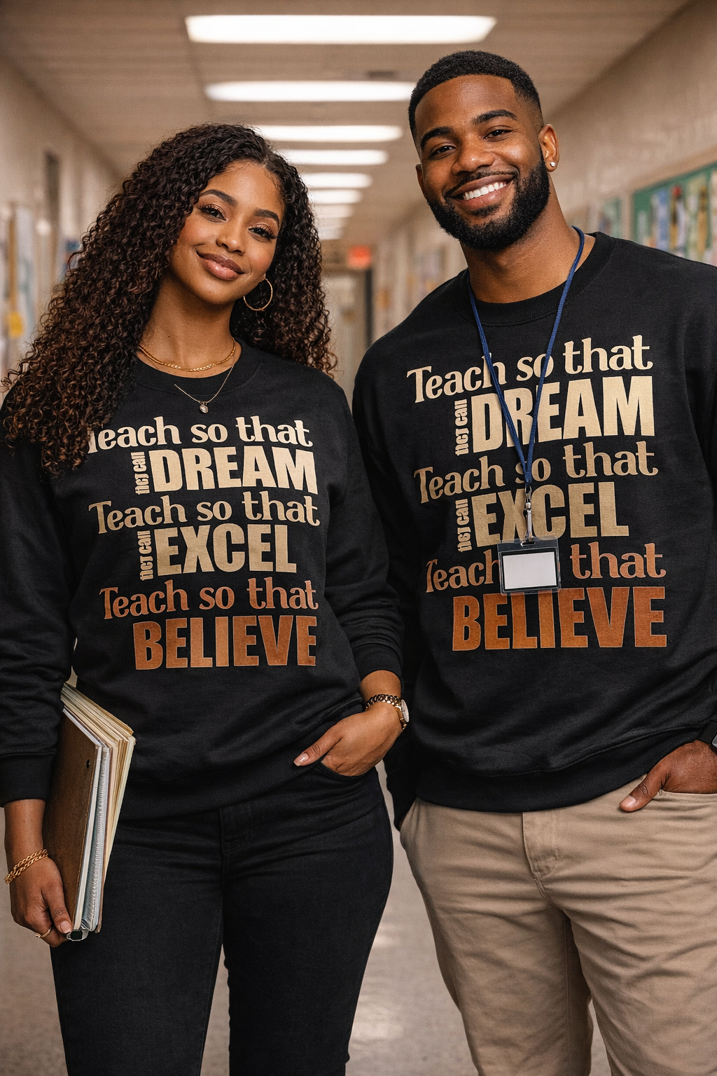 Teach So They Can™
Dream • Excel • Believe Sweatshirt