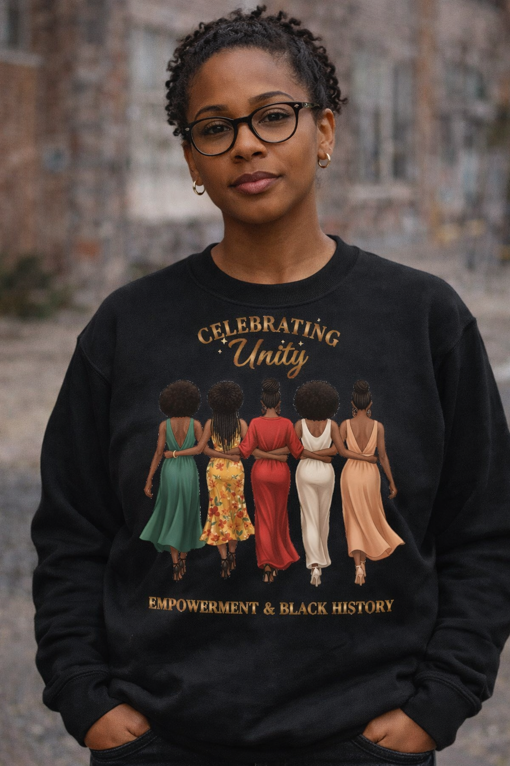 Celebrating Unity™ Sweatshirt | Black History Empowerment Apparel