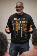 Black History Statement Sweatshirt – Black or Heather Gray