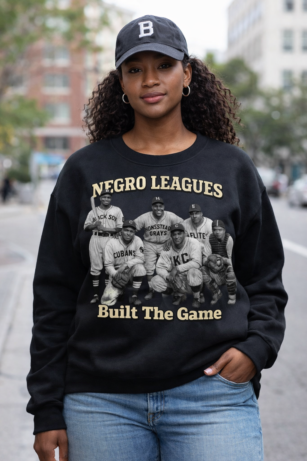 Negro Leagues “Built the Game” Black History Sweatshirt