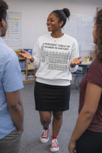 Periodic Table of Women in History Sweatshirt | Empowerment Graphic Crewneck