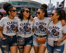 Classy Until Kickoff Football T-Shirt | Women’s Game Day Tee | Choose Your Team