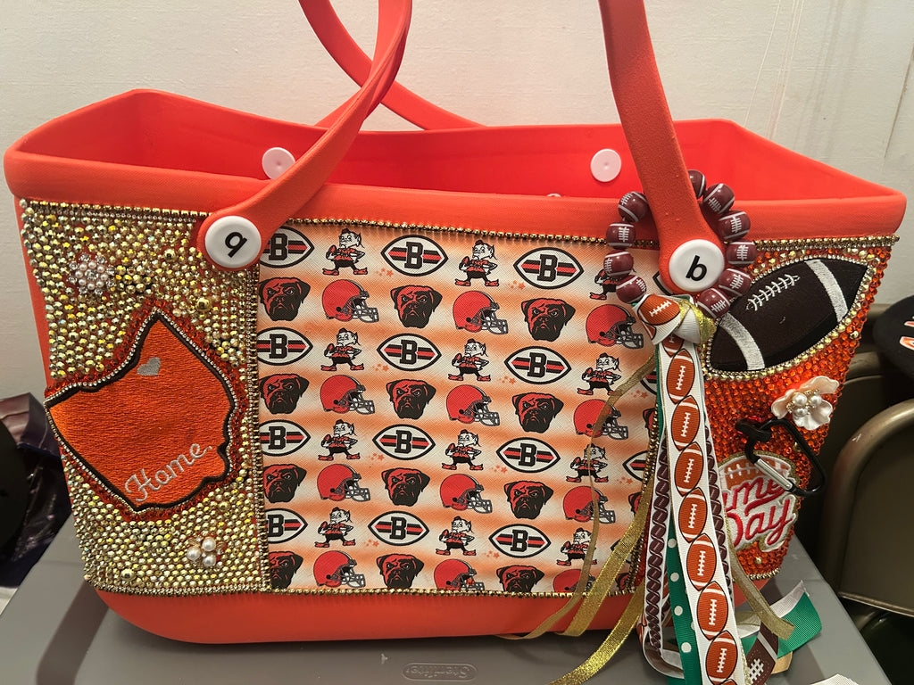 CLE Football Tote (Bogg Dupe (Xl)