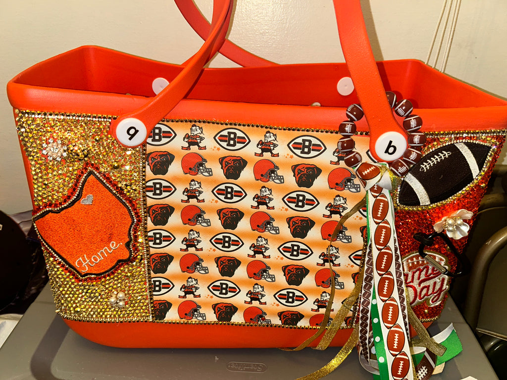 CLE Football Tote (Bogg Dupe (Xl)