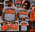 Victory Monday Cleveland Football T-Shirt | Orange & Brown Game Day Tee