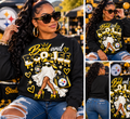 Bad and Boo-Jee Pittsburgh Steelers Halloween Sweatshirt & Hoodien| Black &Gold Game Day Apparel
