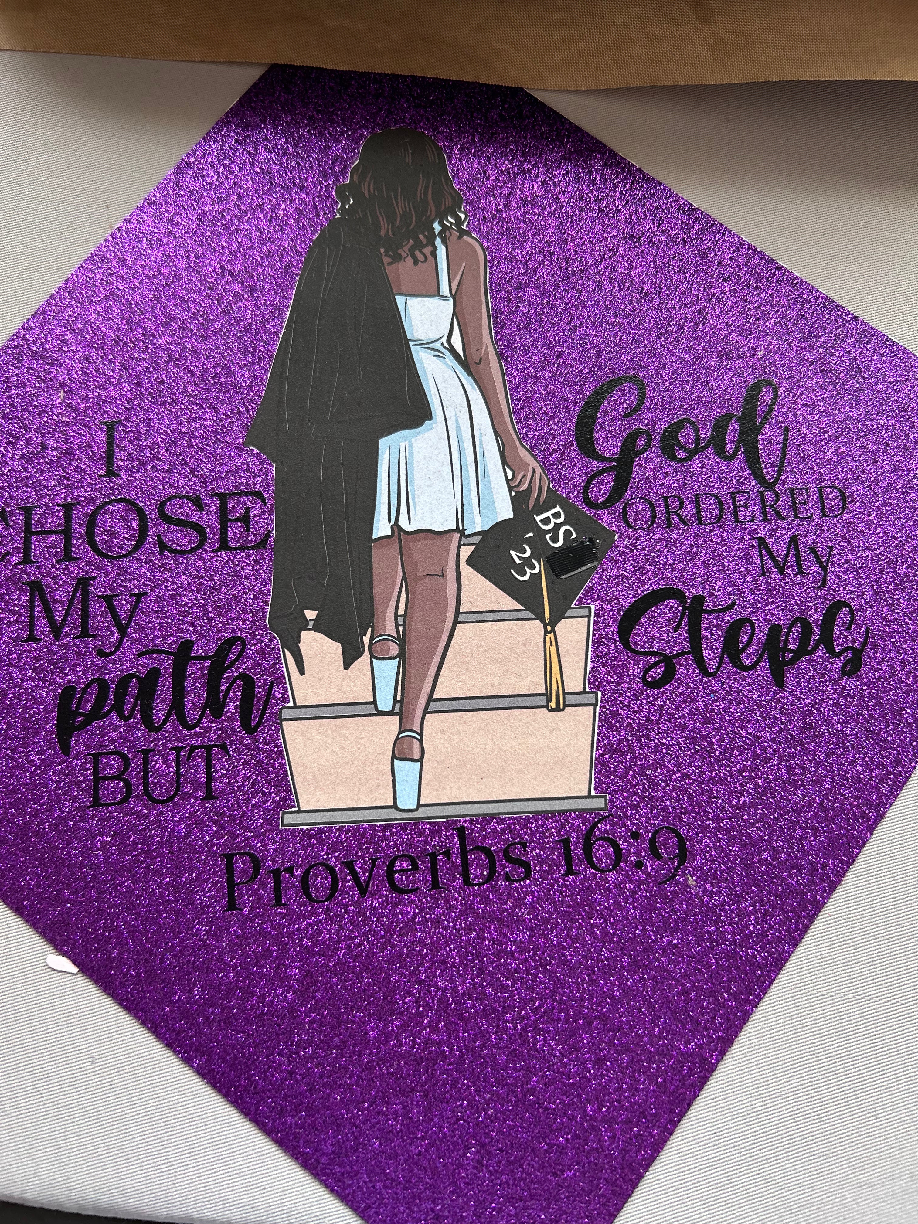 Custom Graduation hat topper
