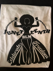 Juneteenth Celebrate Freedom Lady