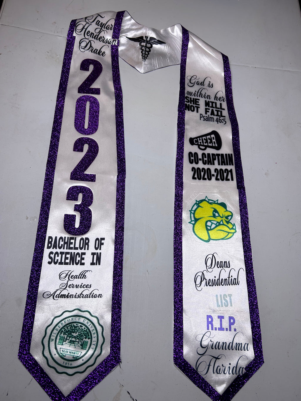 Custom Graduation stole