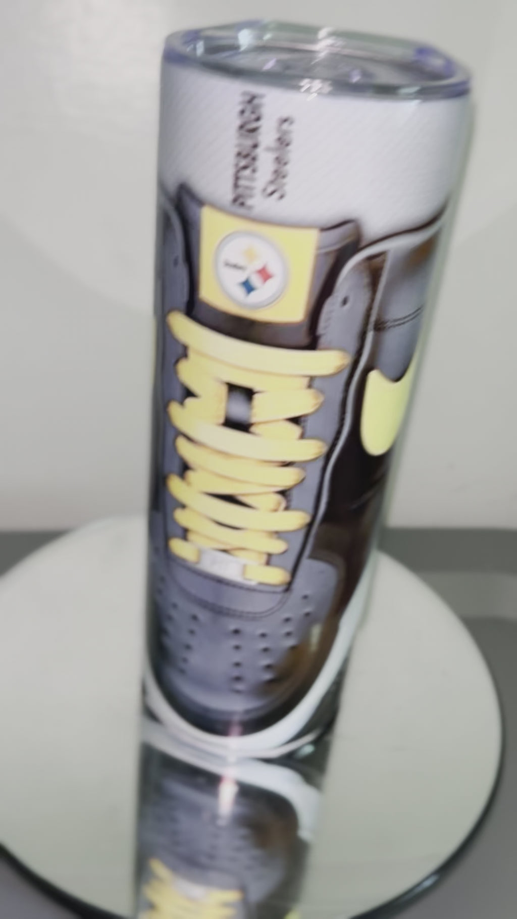Pittsburgh Tennis Shoe Tumbler
