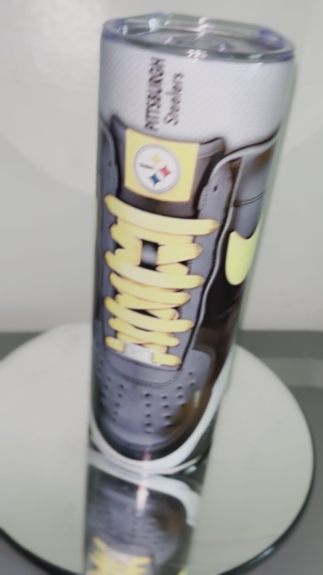 Pittsburgh Tennis Shoe Tumbler
