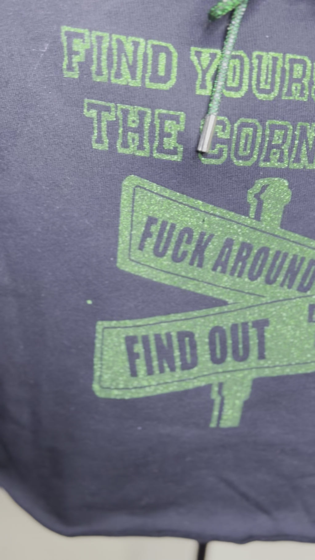 F*uck Around and Find Hound Crop Hoodie